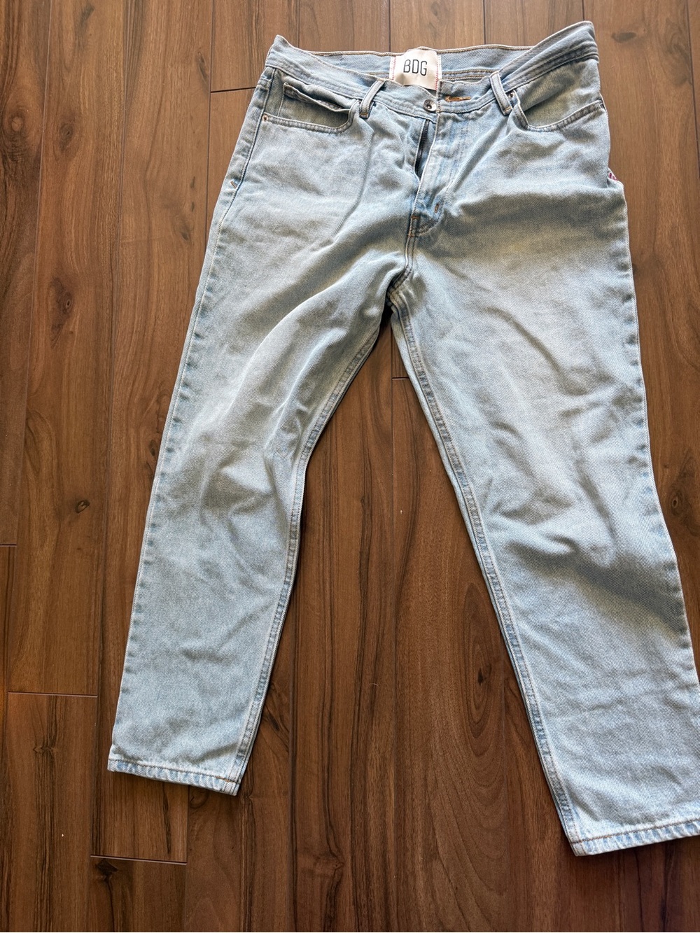 BDG Light Blue Women's Slim Straight Jeans